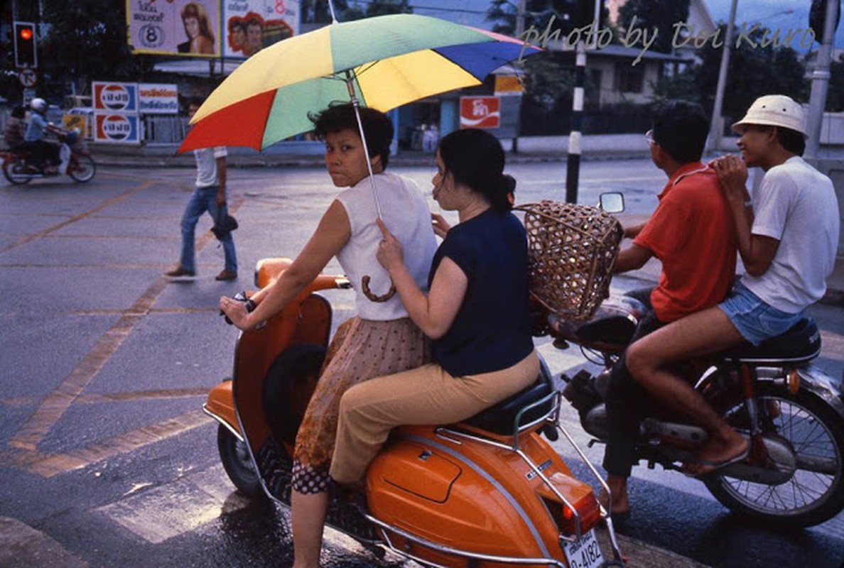 Chum anh cuoc song o thanh pho Chiang Mai nam 1984